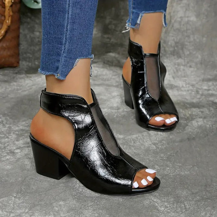 Christina | Timeless And Comfortable Block Heels Sandals 4