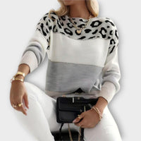 Amara | Cozy And Stylish Winter Leopard Sweater