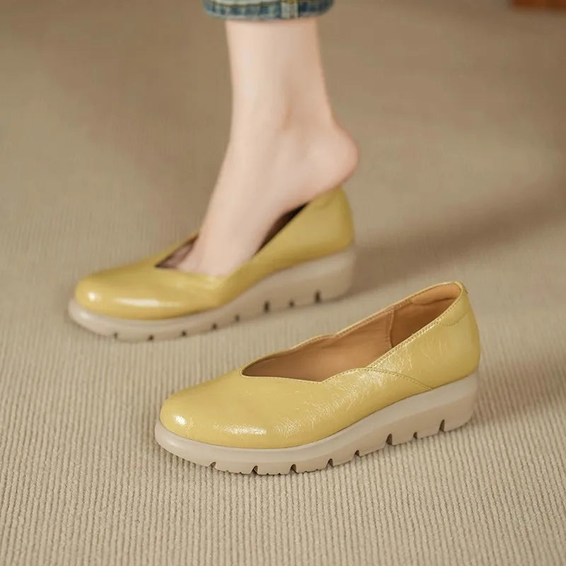 Clara | Elegant and comfortable genuine leather ballerina flats 2