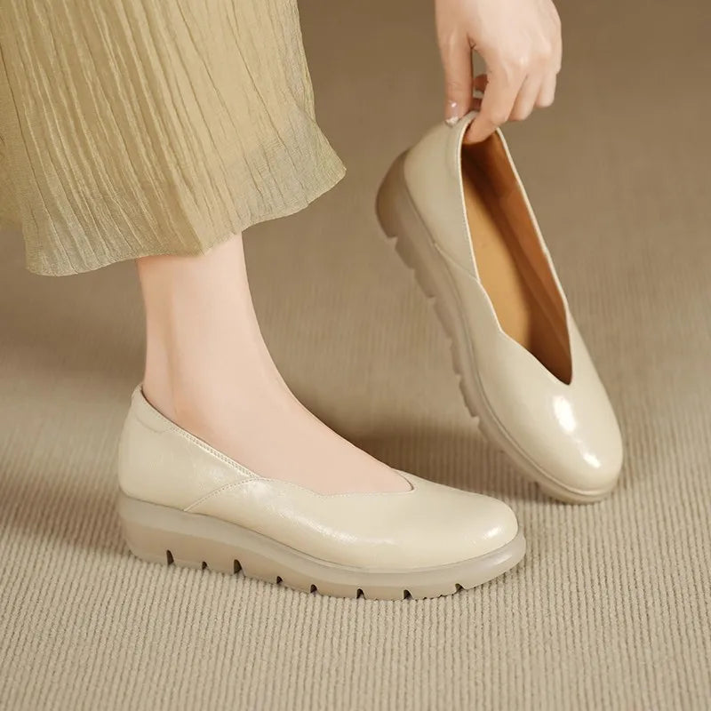 Clara | Elegant and comfortable genuine leather ballerina flats 8