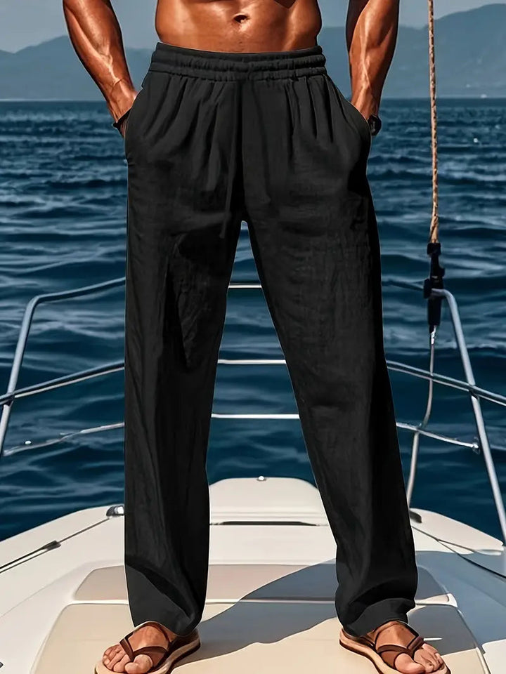 Darcy | Breathable Fabric Wide Cut pants 1