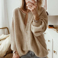 Emma | Elegant Women's Knitted Button-Front Cardigan