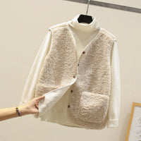 Amelia | Classic Soft Lambswool Layering Vest For Women