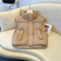 Chloe | Stylish Windproof Cropped Winter Vest