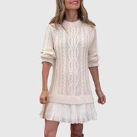 Leah | Elegant And Warm Cable Knit Sweater