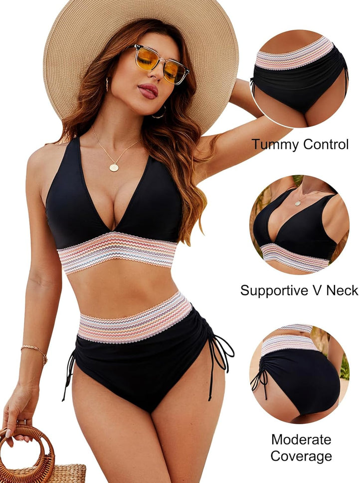 Elara | High Waisted Bikini Set – Stylish, Comfortable & Perfect for Women’s Swimwear 4