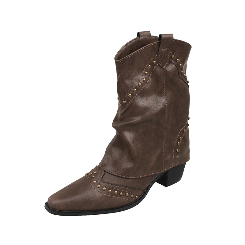 Elena | Bold And Stylish Studded Western Boots 4