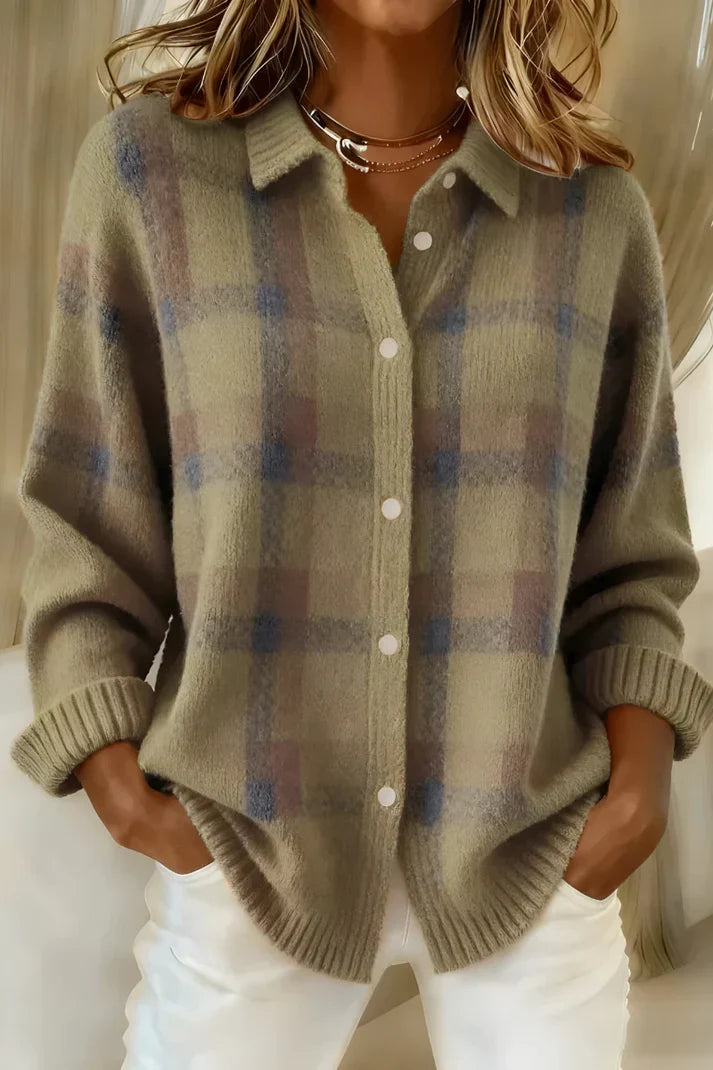 Elena | Cozy And Chic Longline Button-Front Cardigan 3