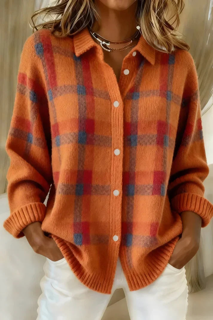 Elena | Cozy And Chic Longline Button-Front Cardigan 5