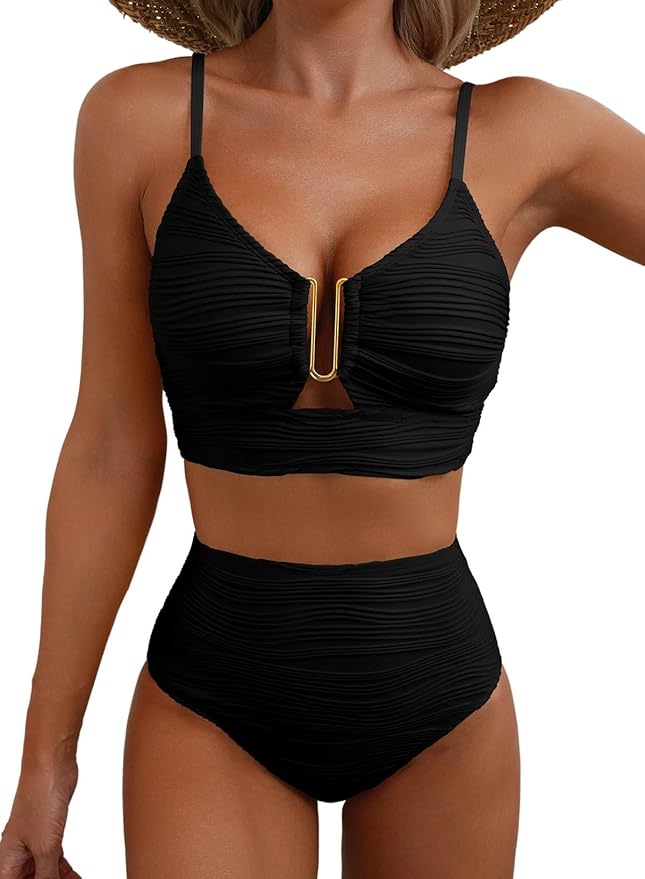 Elowen | Comfortable And Flattering High Waist Bikini Set 0