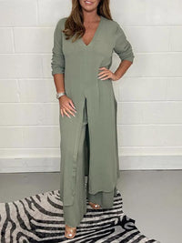 Claudia | Completo donna in chiffon in due pezzi