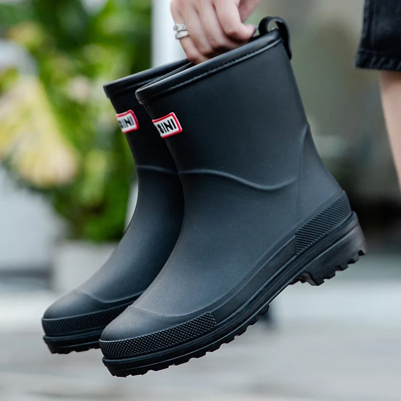 Emily | Trendy semi-high waterproof rain boots 7