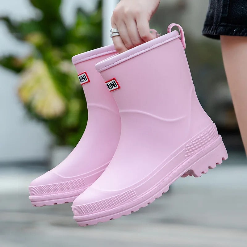 Emily | Trendy semi-high waterproof rain boots 9