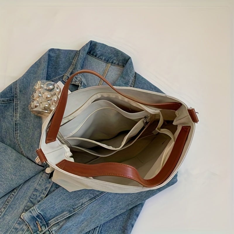 Emma | Large Shoulder Canvas Tote Bag 3