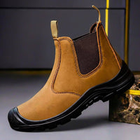 Liam | Durable And Comfortable Slip-On Leather Boots