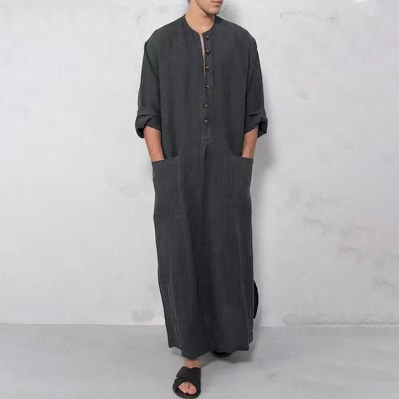 Ethan | Relaxed-Fit Linen Thobe Jubba 2