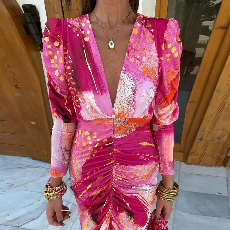 Florence | Flattering Wrap Wedding Guest Dress for Special Occasions 1