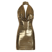 Daisy | Luxurious Ruffle Wrap Homecoming Dress With Deep V Neck