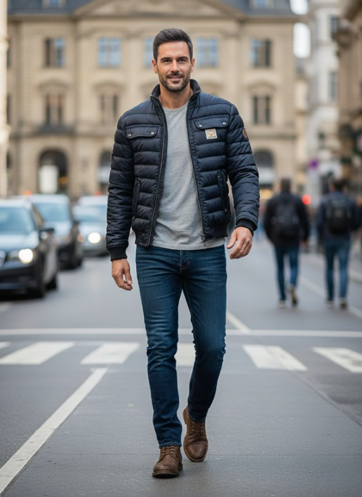 George | Stylish & Warm Men’s Puffer Jacket 1