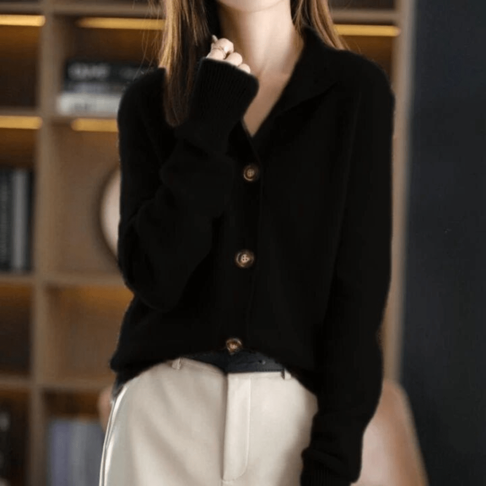 Georgina | Premium Cashmere Relaxed Fit Winter Cardigan 3