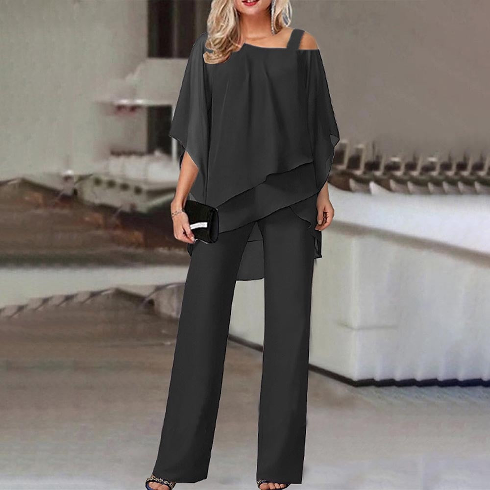 Giselle | Chic Cold-Shoulder Two-Piece Set 2