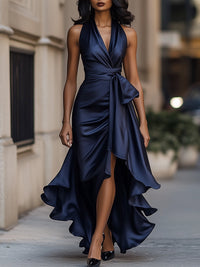 Emilia | Elegant And Luxurious Satin Maxi Dress