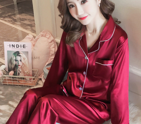 Grace | Casual silk pajama set 0