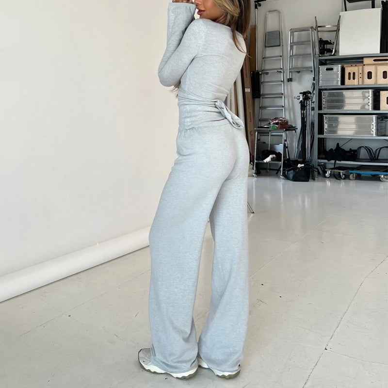 Grace | V-Neck Loungewear Two Piece Set 4