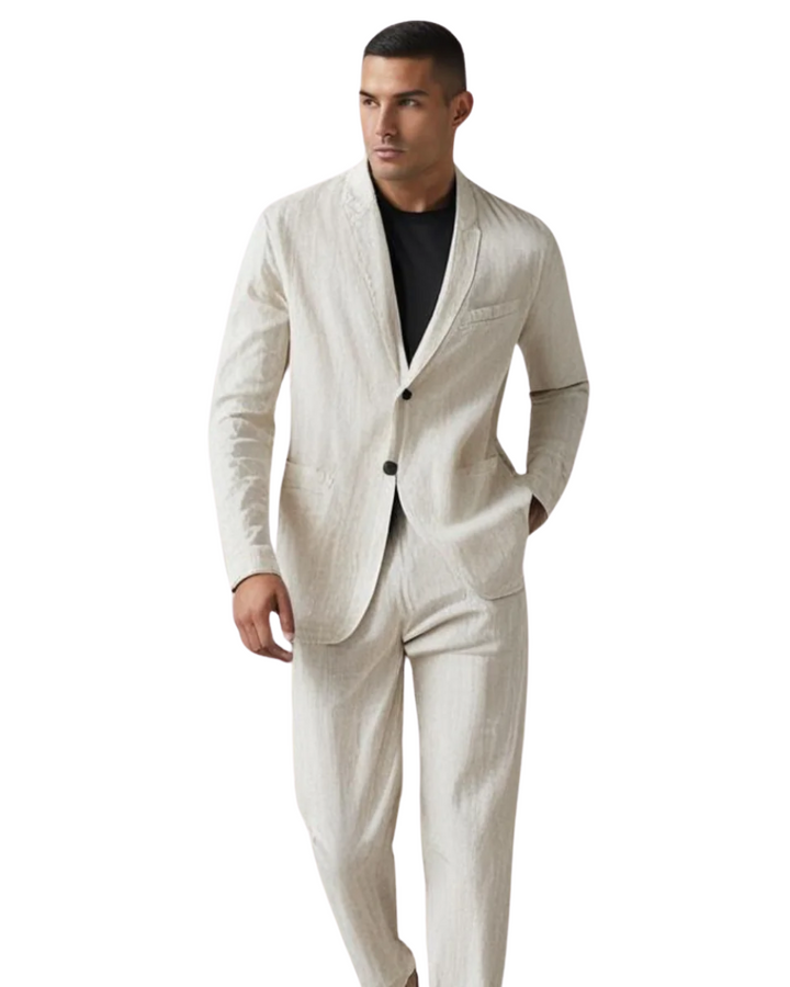 Harrison | Elegant Men’s Linen Summer Blazer Set 1