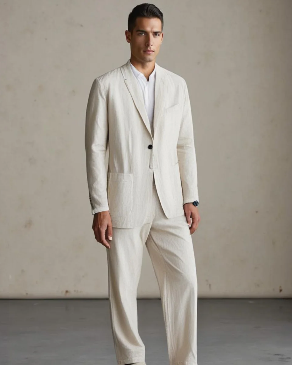 Harrison | Elegant Men’s Linen Summer Blazer Set 2