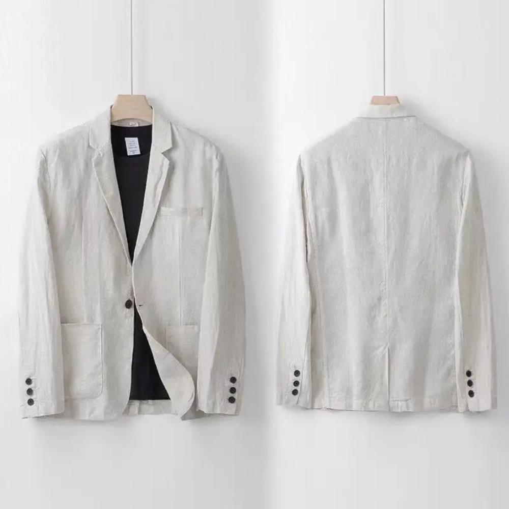 Harrison | Elegant Men’s Linen Summer Blazer Set 3