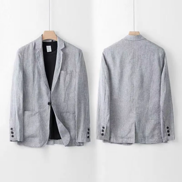Harrison | Elegant Men’s Linen Summer Blazer Set 5