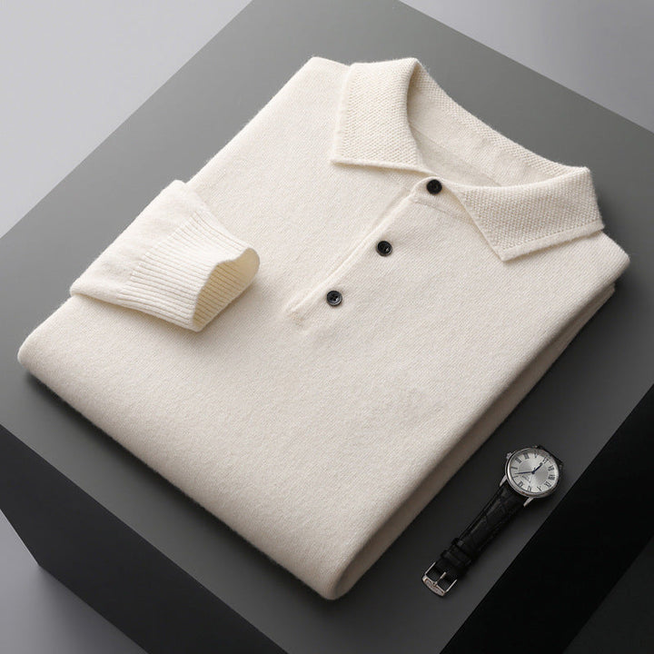 Harvey | Refined & Comfortable Long Sleeve Polo Shirt 7