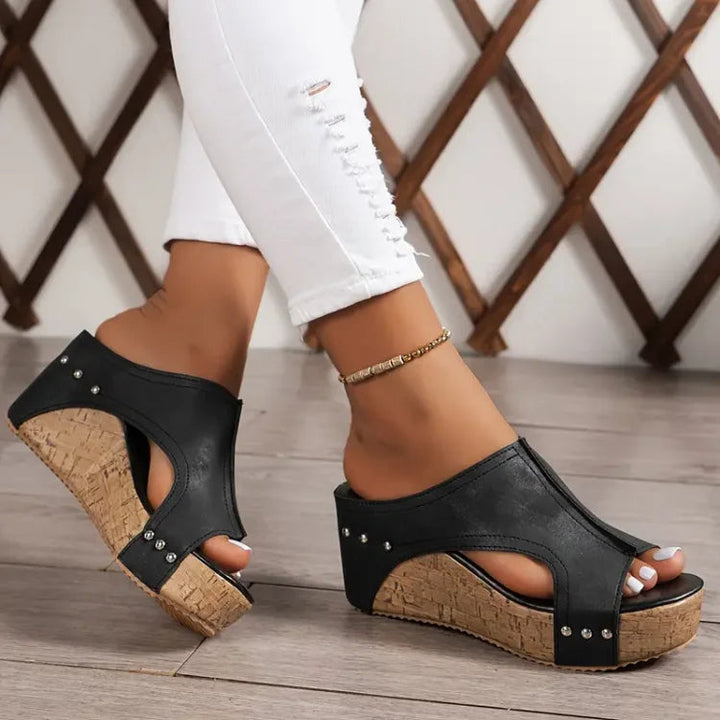 Hazel | Adjustable Orthopedic Wedge Comfort Sandals 2