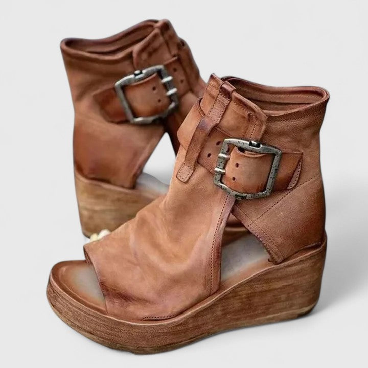 Hazel | Classic Orthopedic Comfort Wedge Sandals 1