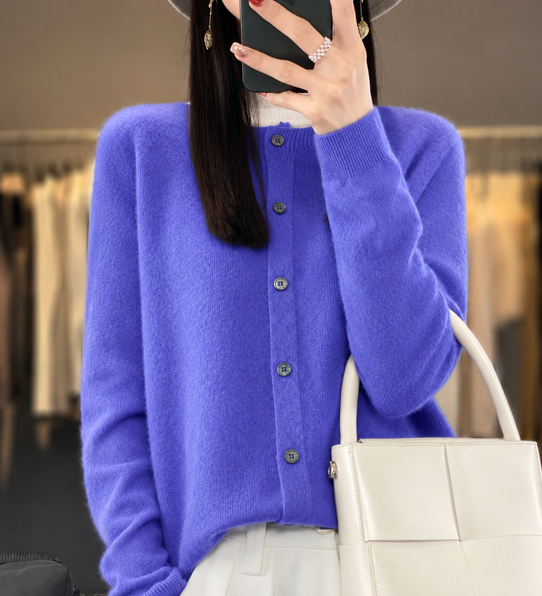Hazel | Elegant and Versatile Buttoned Winter Cardigan 1