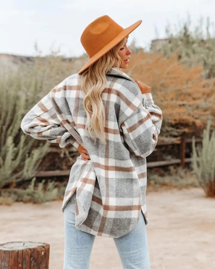Heidi | Trendy Plaid Shirt 1