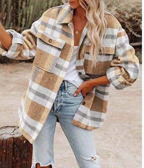 Heidi | Trendy Plaid Shirt 6