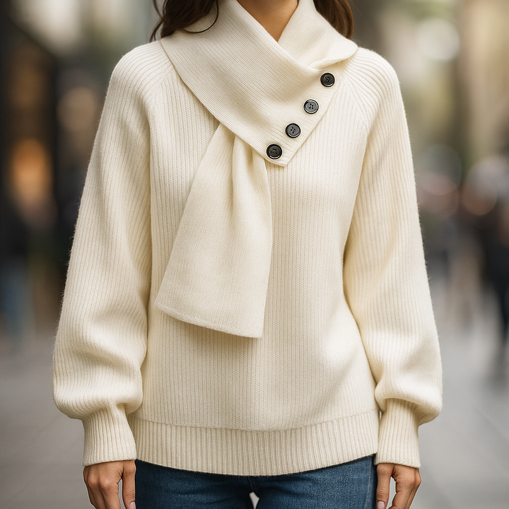 Imogen | Cozy Scarf-Neck Sweater 5
