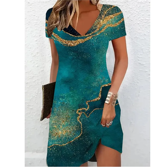 Indiana | Beige Glitter Cocktail Dress for Women Elegant Party Dress 5