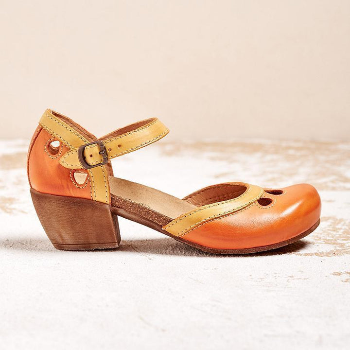 Iris | Low-Heel Orthopedic Support Strappy Sandals 7