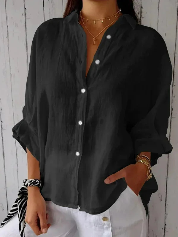 Isabella | Chic Linen Blouse 4