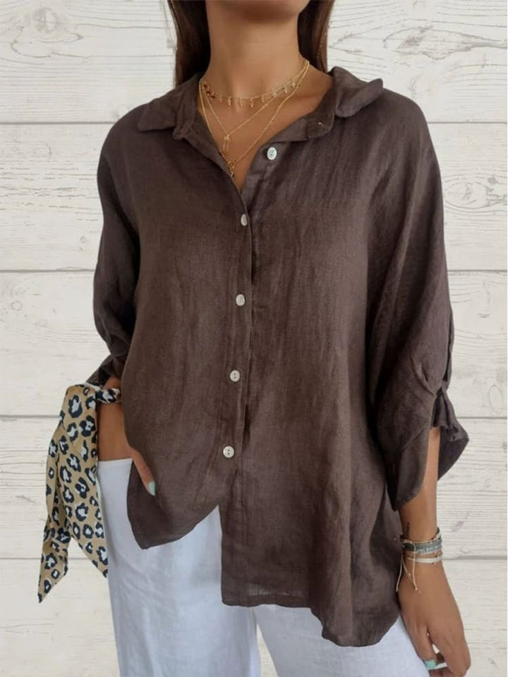 Isabella | Chic Linen Blouse 8