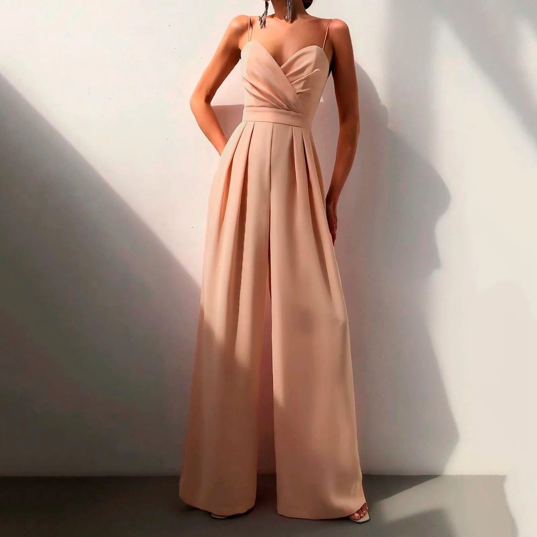 Isabella | Elegant And Chic Wide-Leg Strap Jumpsuit 3