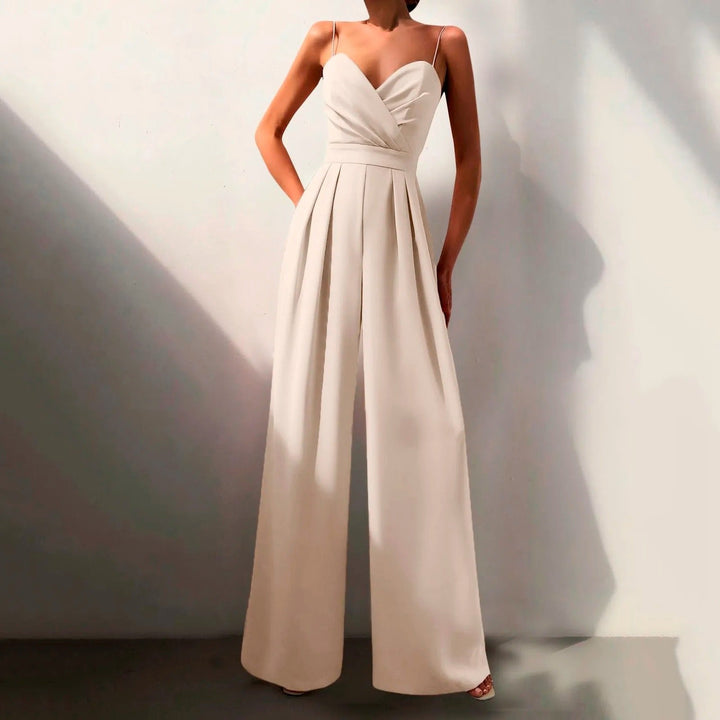 Isabella | Elegant And Chic Wide-Leg Strap Jumpsuit 4