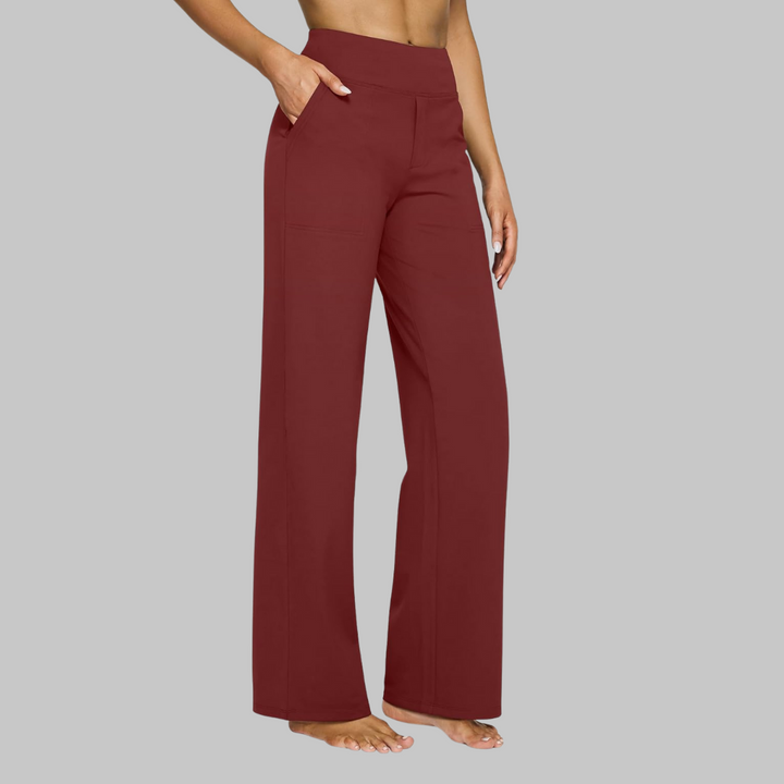 Isabella | Soft And Comfortable Women Wide Leg Trousers 7