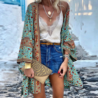 Leona| Cardigan Bohemien di Lunghezza Media