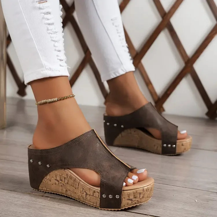 Ivy | Comfortable and Supportive Everyday Wedge Heel Sandals 3