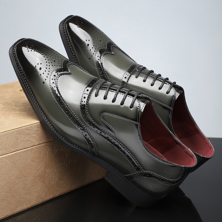 Jack | Classic And Distinguished Two-Tone Leather Shoes 2