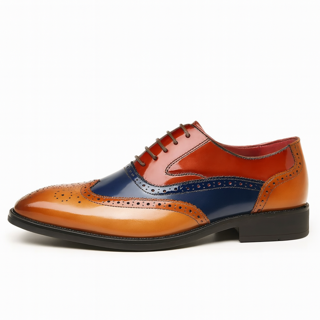 Jack | Classic And Distinguished Two-Tone Leather Shoes 3